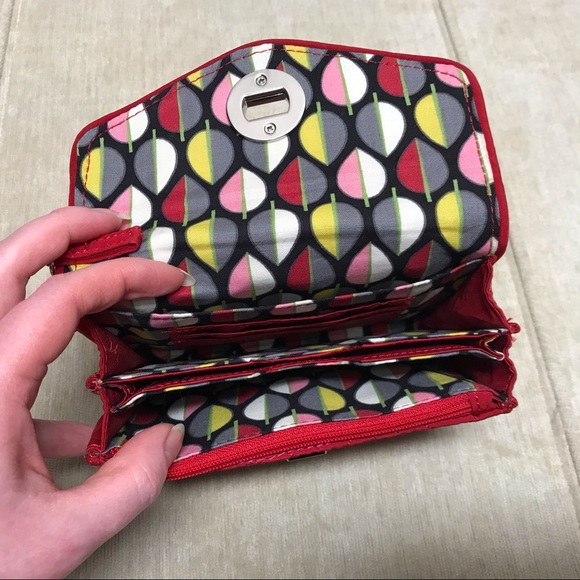 VB Your Turn Smartphone Wristlet in Tango Red - Picture 4 of 11